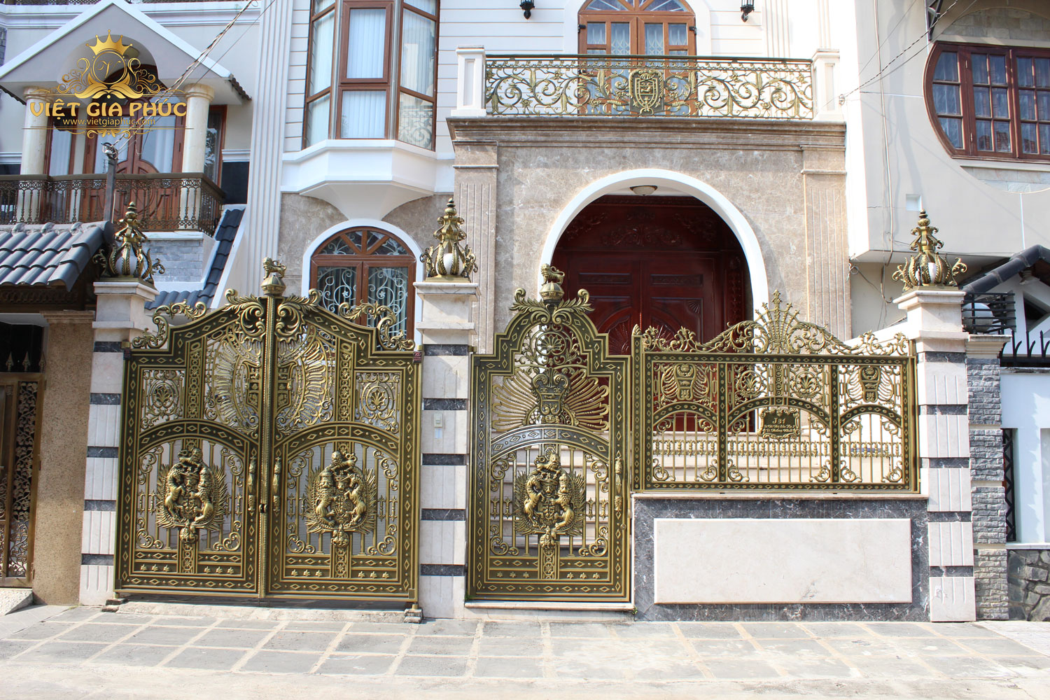 cổng nhôm đúc Biên Hòa