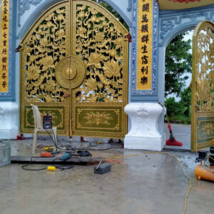 Công trình cổng nhôm đúc Hải Dương